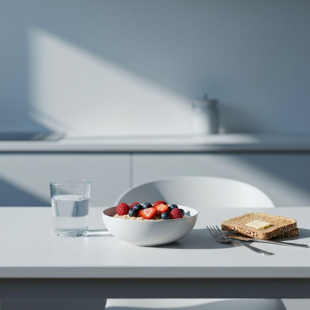 Codzienny posiłek śniadaniowy